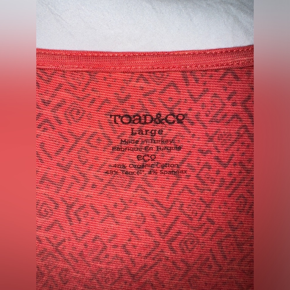Toad&Co Red Patterned Midi Dress - Picture 2 of 6